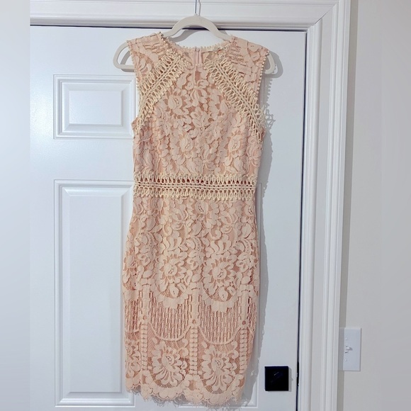 Main Strip Dresses & Skirts - Main Strip Lace Blush Pink Dress